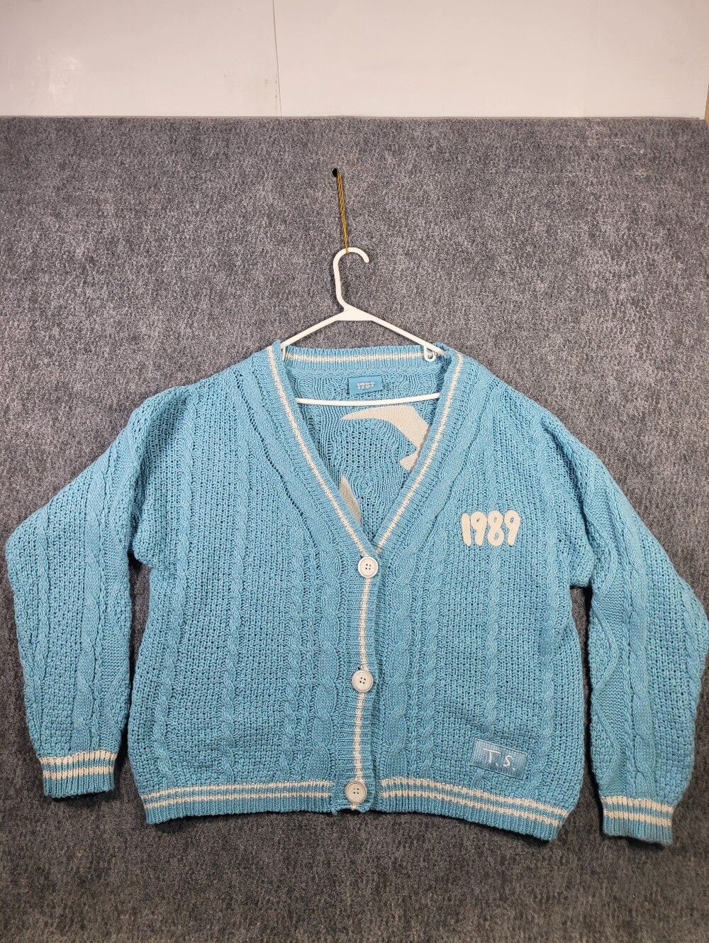 Taylor Swift 1989 Cardigan Taylor's Version Official Merch M/L Blue Fast Ship
